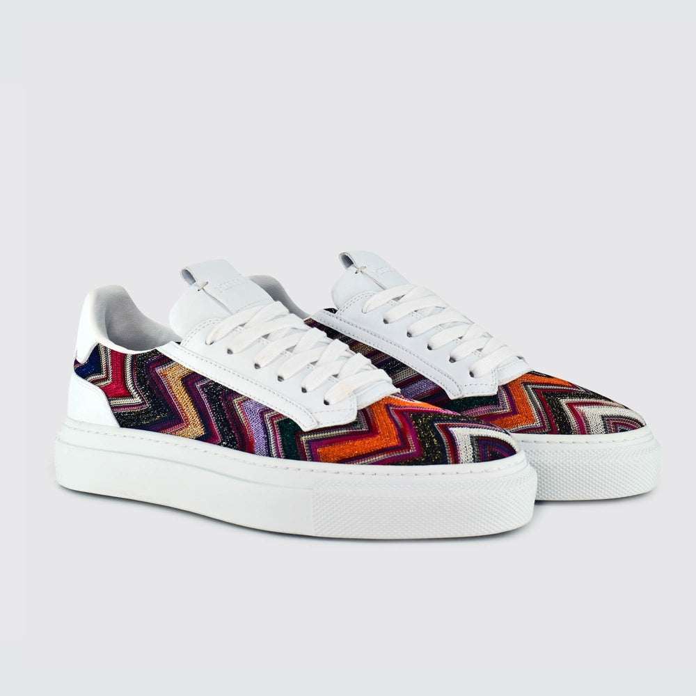 
                  
                    Iconic Multicolor Fabric Sneaker
                  
                