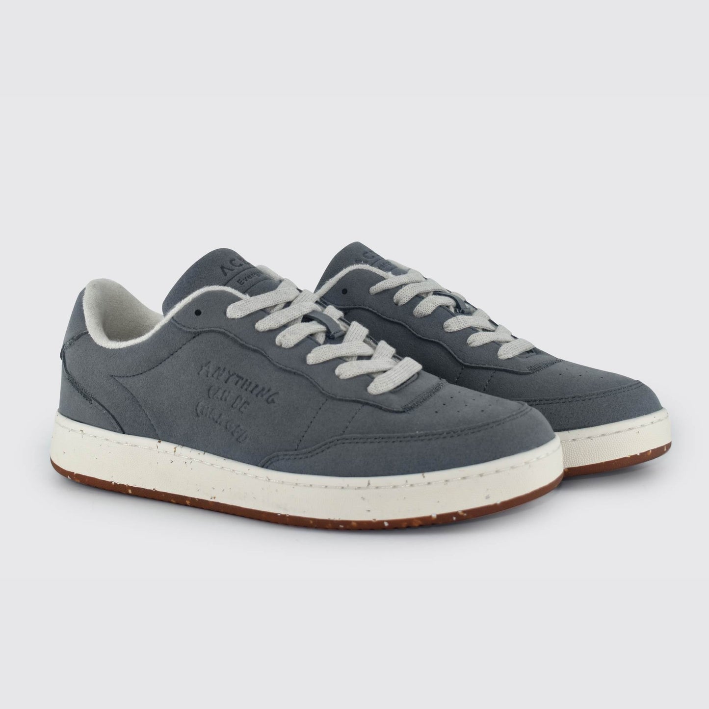 
                  
                    New - Evergreen Suede Grey Shoes
                  
                