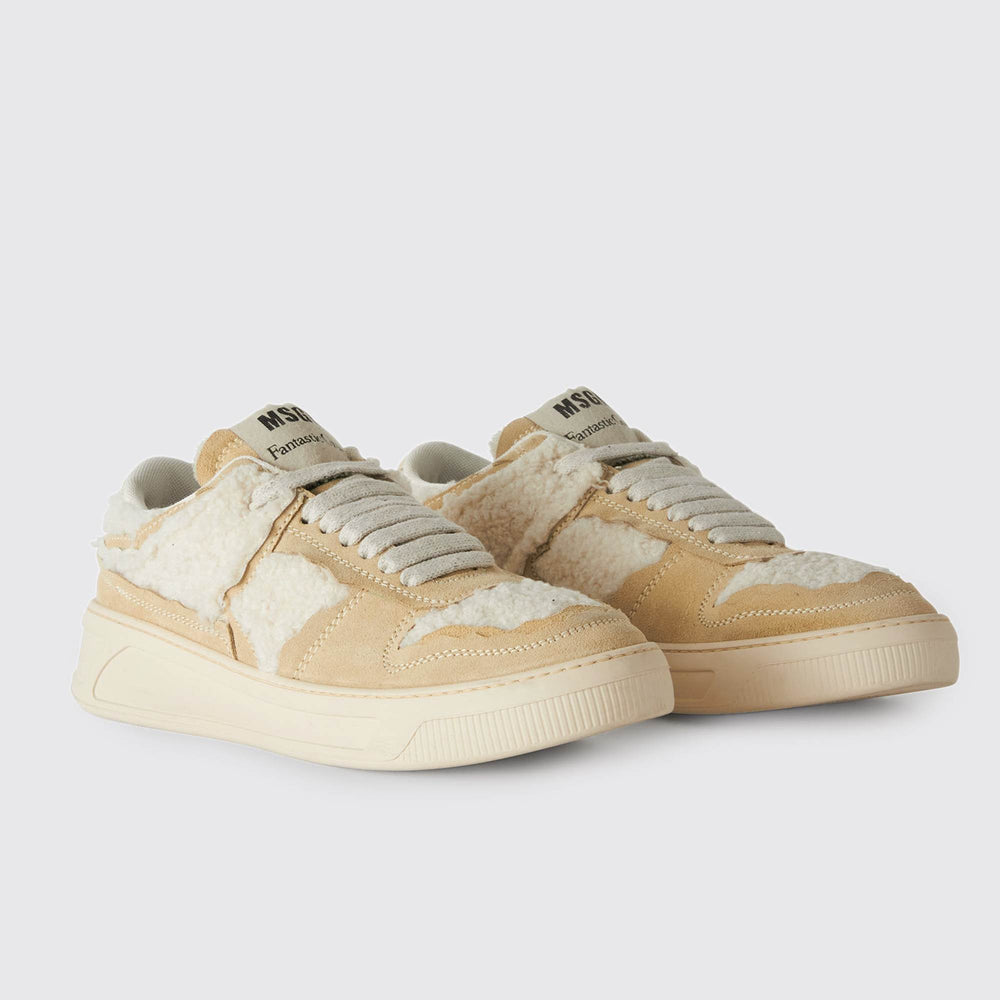 
                  
                    FG1 Sneakers with Faux Shearling Inlays
                  
                