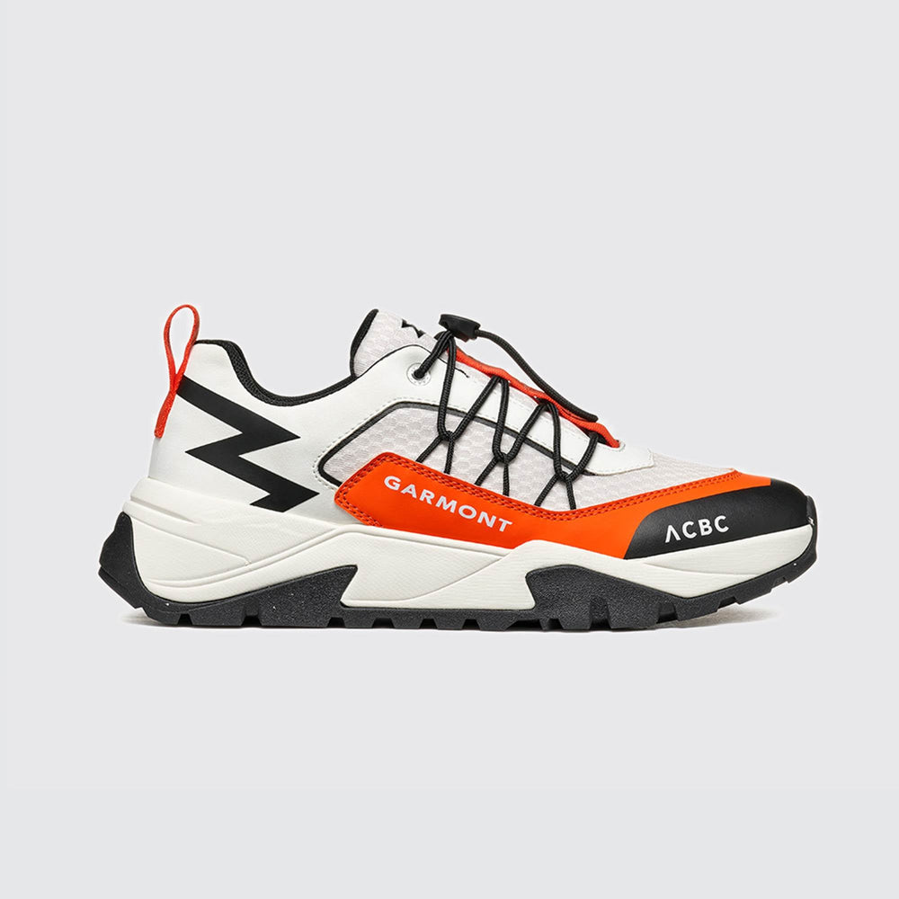 Acbc X Garmont Lagom Lite Coconut White - Electric Orange Shoes