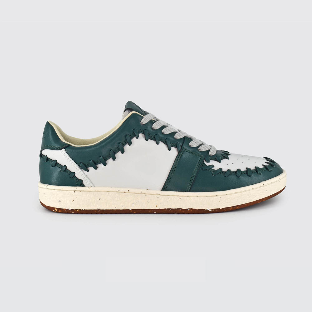 
                  
                    Eco-Leather Tressé Sneakers - Fern Green
                  
                