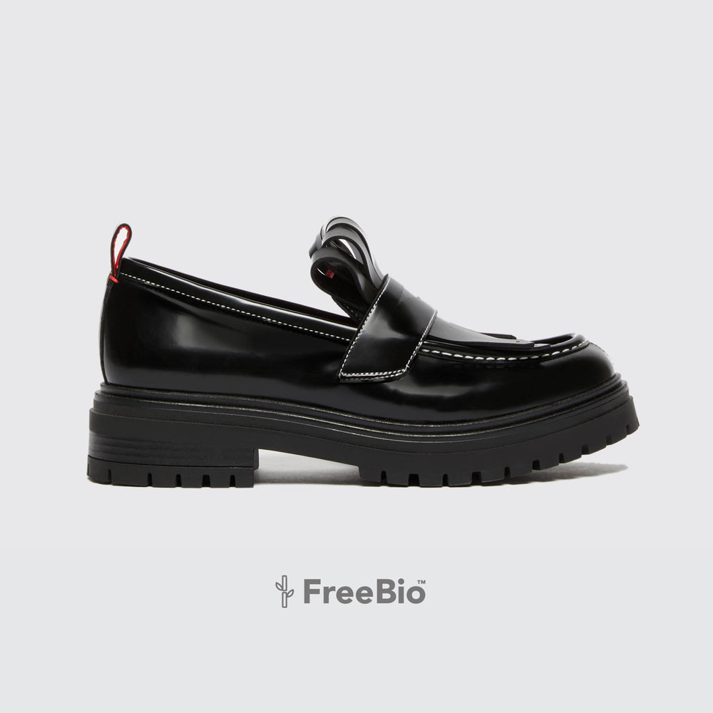 
                  
                    Maxi-Fringed Loafers - Black
                  
                