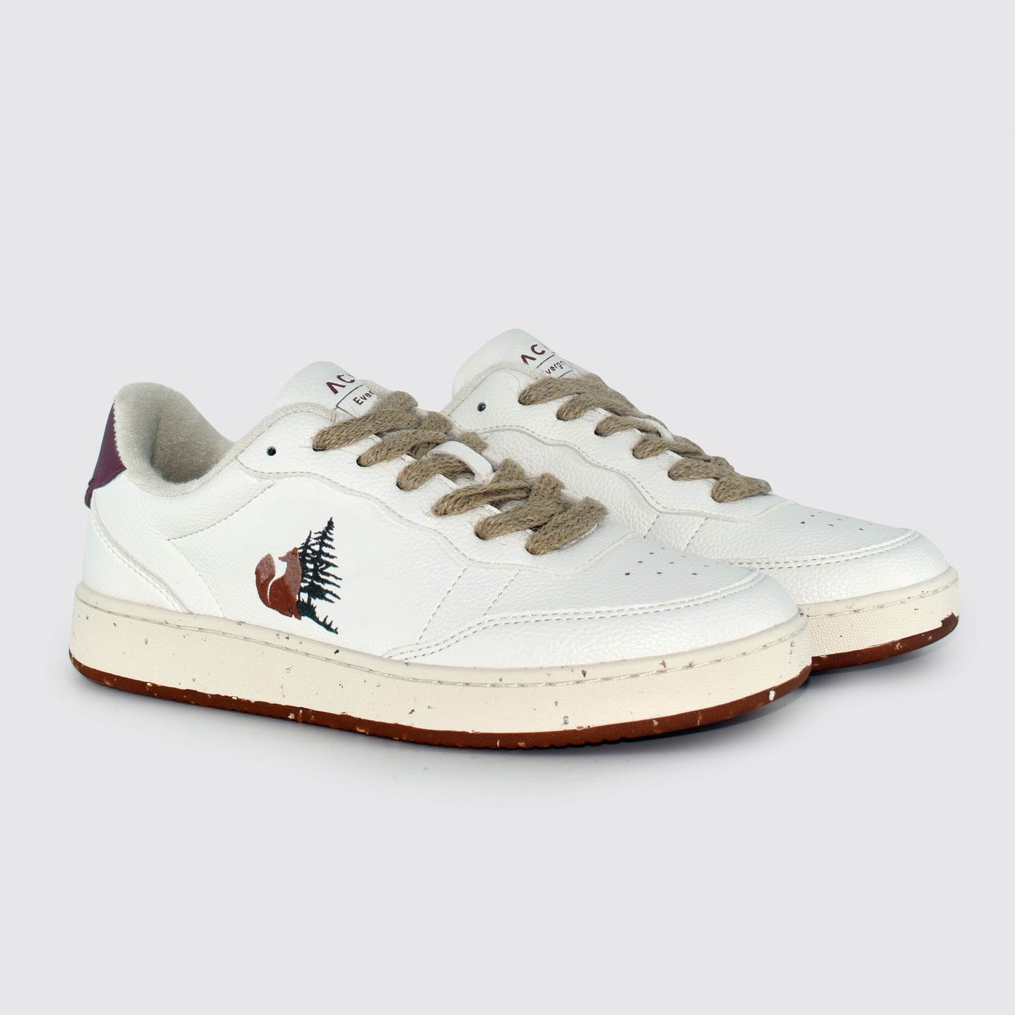 New - Evergreen White Fox Shoes