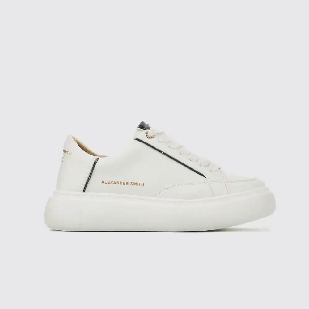 Eco Greenwich Woman White Black Shoes