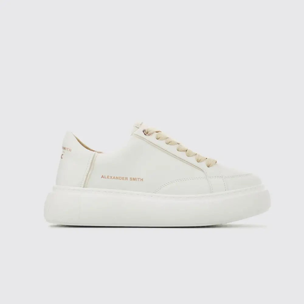 Eco Greenwich Woman White Cream Shoes