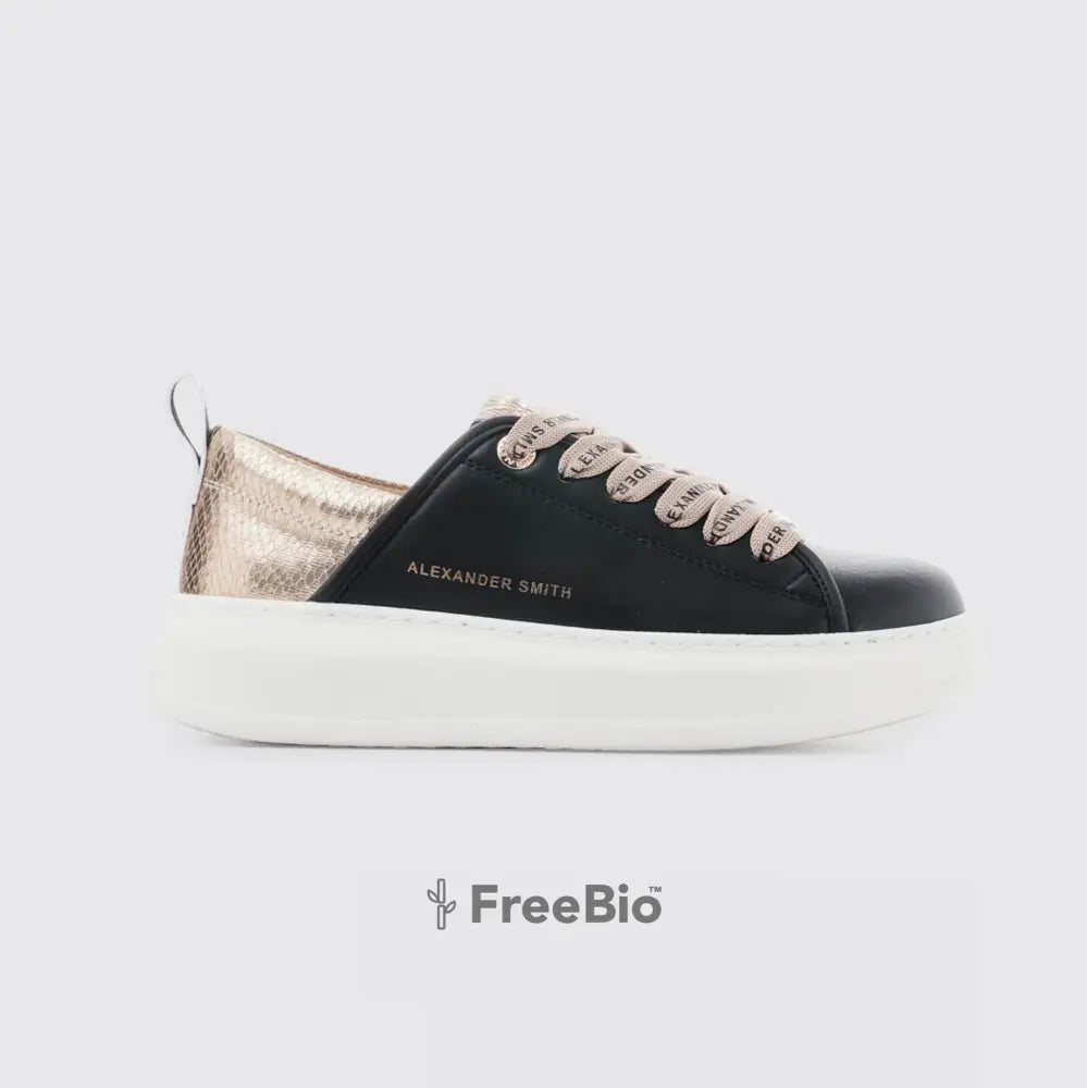 New - Eco Wembley Woman Black Copper Shoes