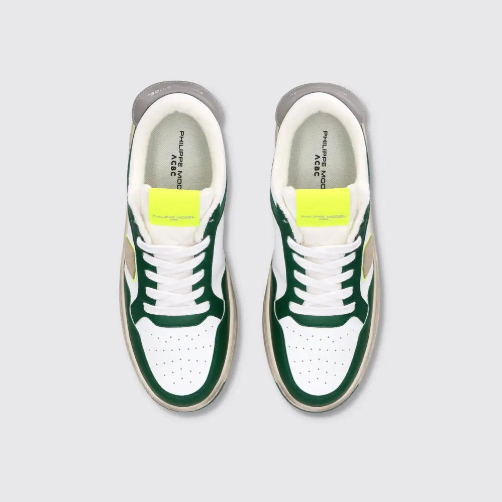 
                  
                    Lyon Low Green Yellow Shoes
                  
                