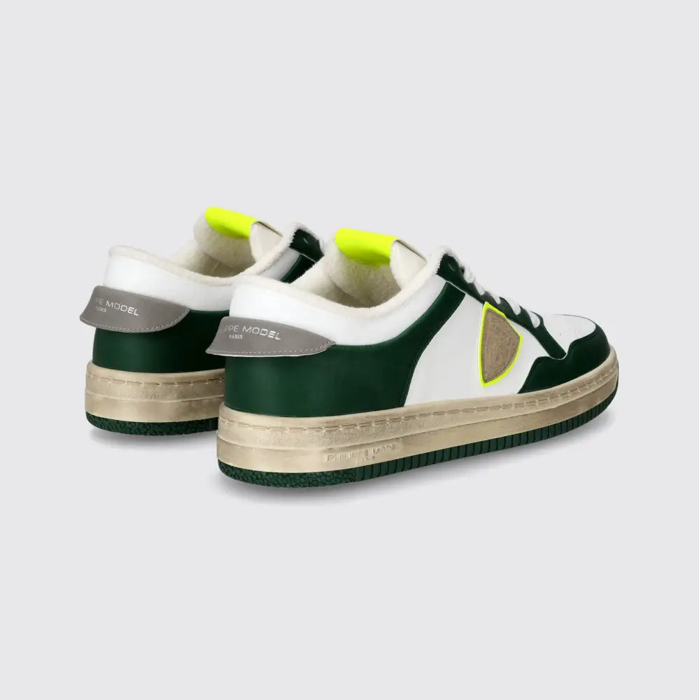 
                  
                    Lyon Low Green Yellow Shoes
                  
                