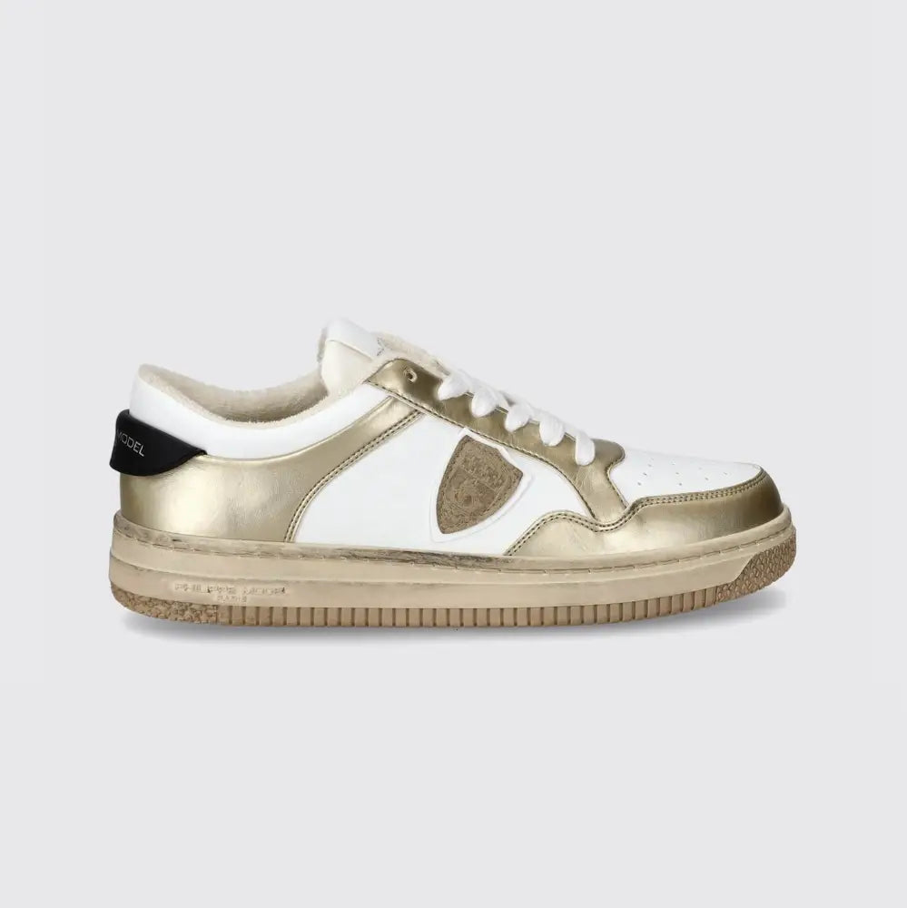 Lyon Low White Gold Shoes