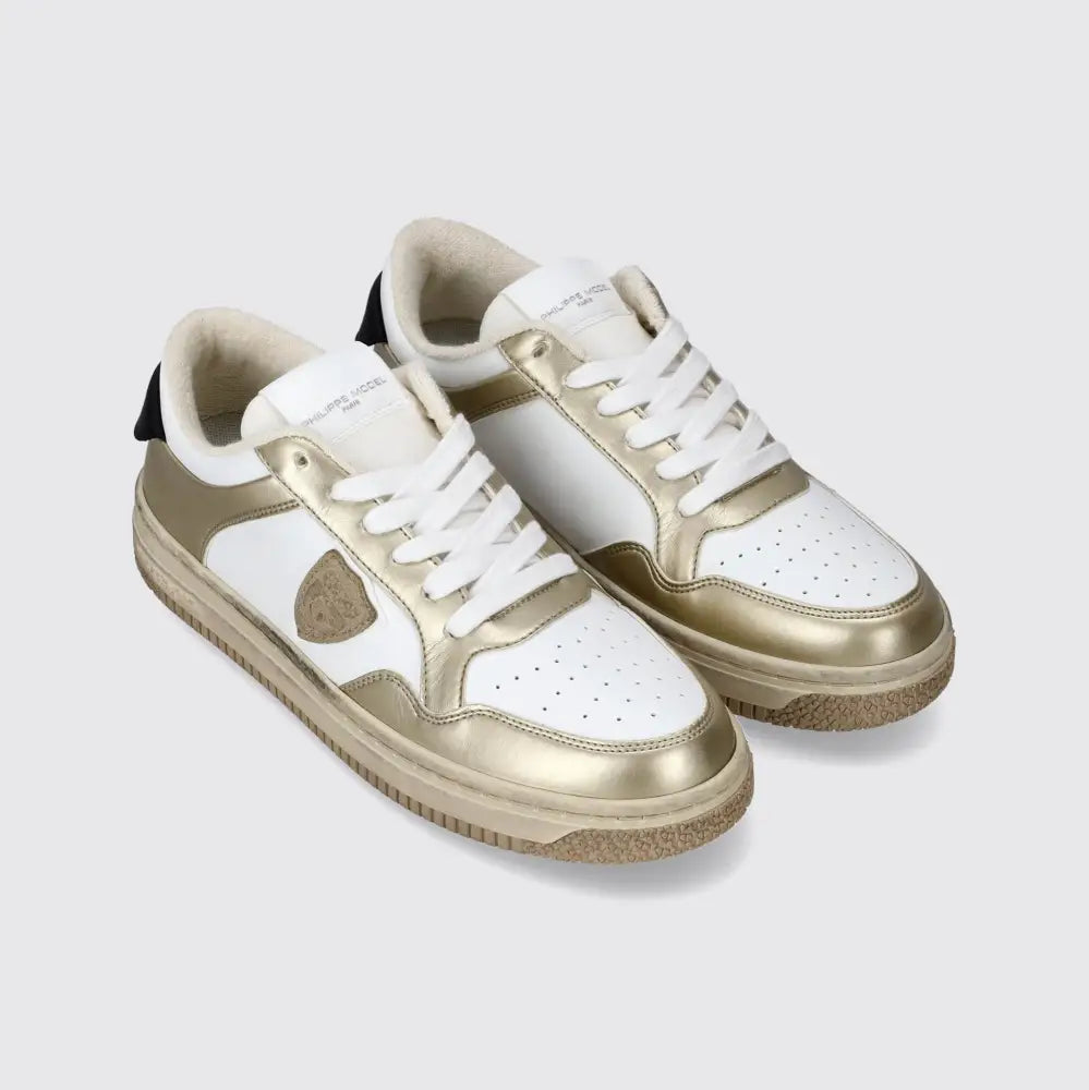 
                  
                    Lyon Low White Gold Shoes
                  
                