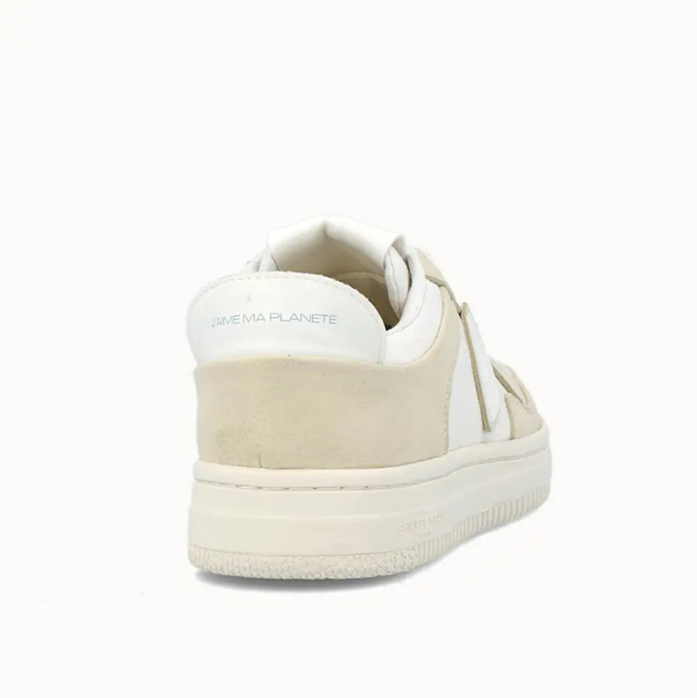 
                  
                    Lyon Organic Cotton White & Beige Shoes
                  
                